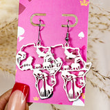 Wild Grace Earrings (Silver)