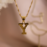 Ciara Initial Necklace (Gold)