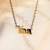 Opal Personalised Name Necklace