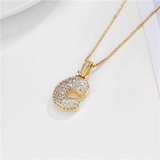 Avah Bubble Initial Necklace