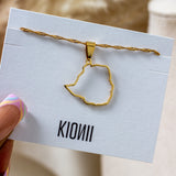 Zimbabwe Outline Necklace