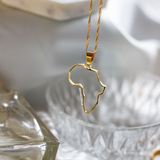 Africa Kisi Outline Necklace - KIONII