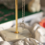 Africa Outline Mini Necklace - KIONII