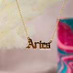 Zodiac Horizontal Sign Necklace - KIONII