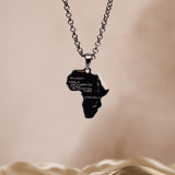 Africa Men Necklace (Gunmetal)