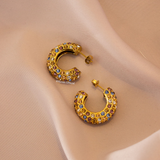 Blessing Hoop Earrings