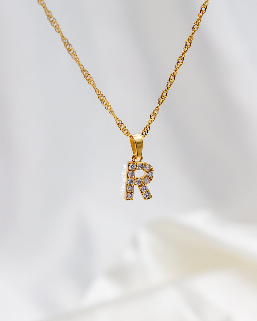 Lamay Initial Gold Necklace - KIONII