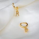Lamay Initial Gold Huggies - KIONII