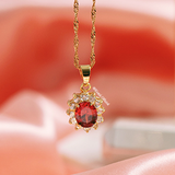 Garnet Birthstone Pendant