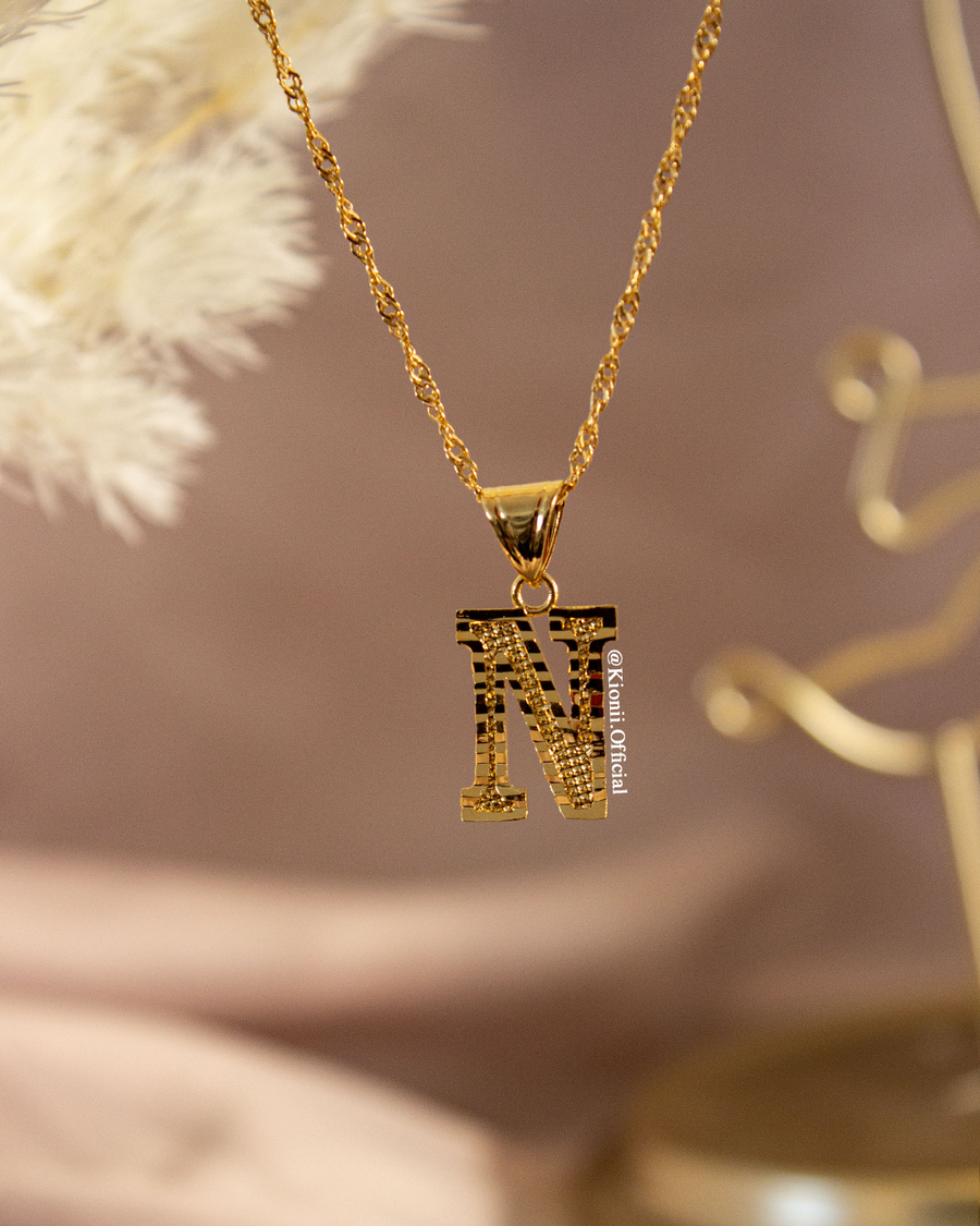 Initial Pendant Necklace - KIONII