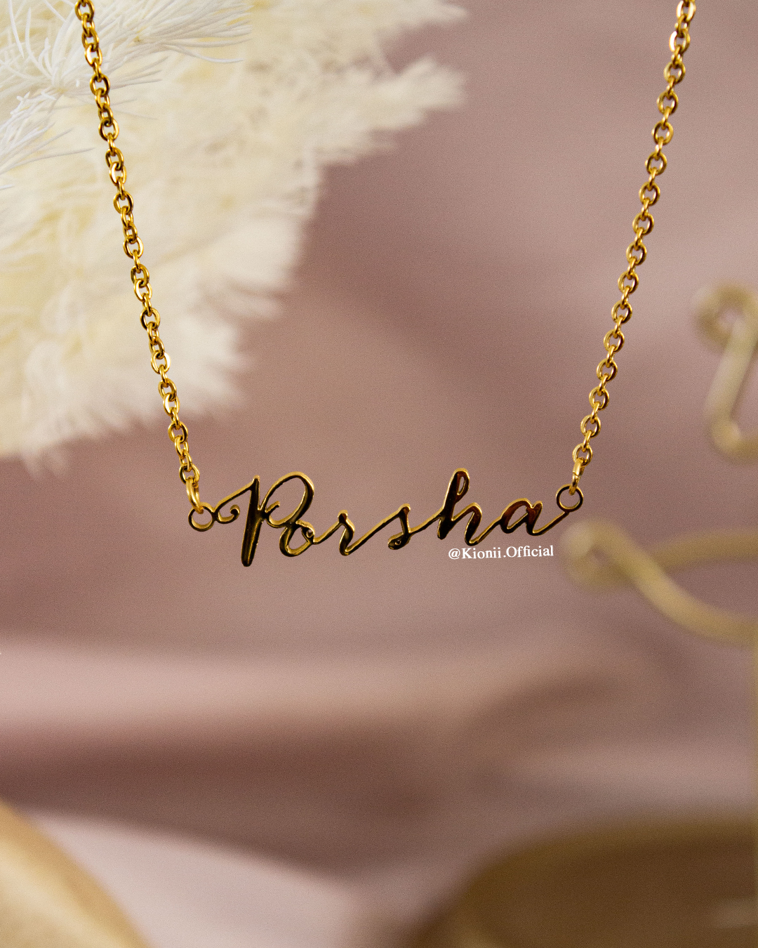 Porsha Personalised Necklace - KIONII