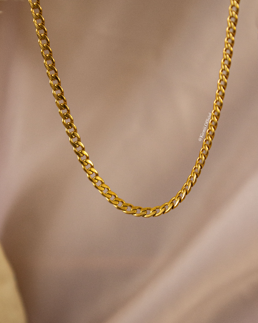 Rhay Cuban Necklace (4mm)