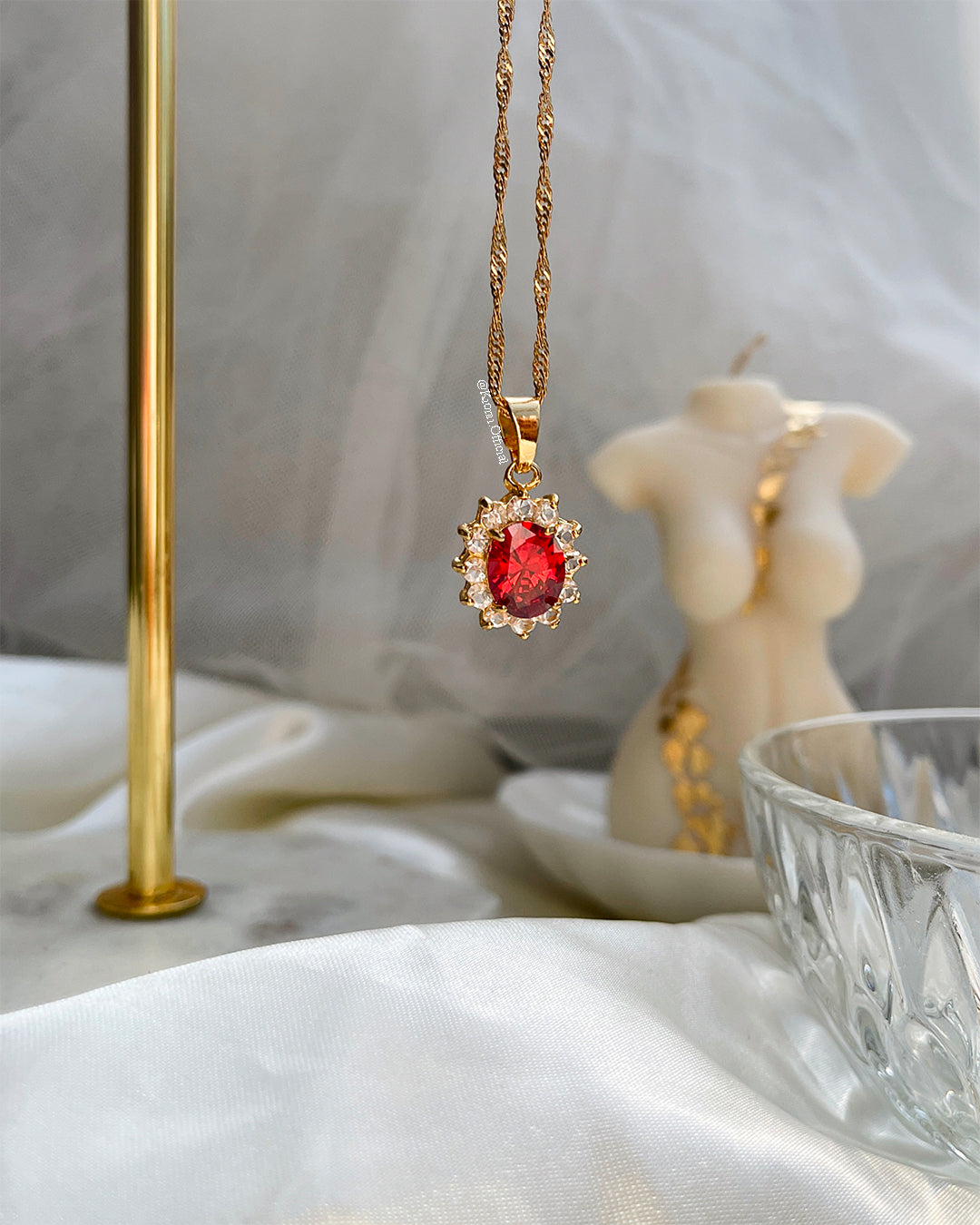 Lala Ruby Pendant - KIONII