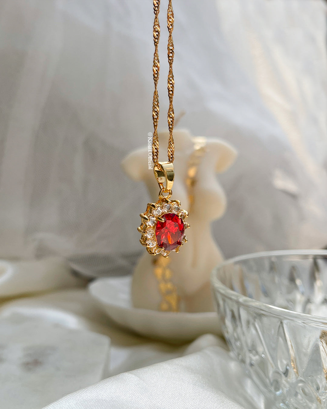 Lala Ruby Pendant - KIONII