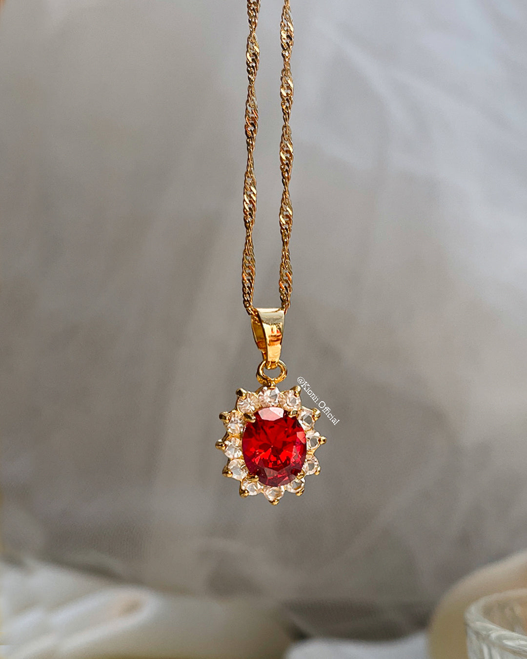 Lala Ruby Pendant - KIONII