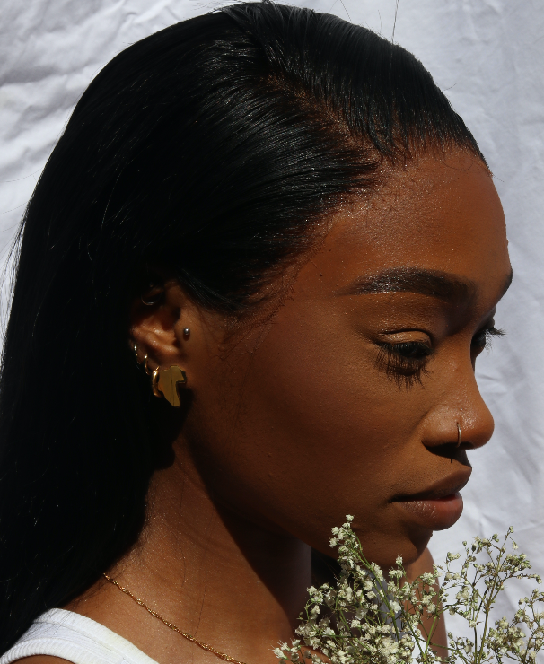 Gold Africa Studs (unisex)