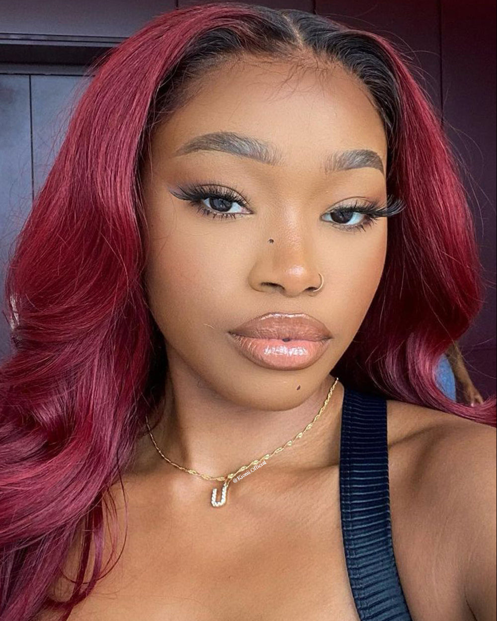 Lamay Initial Gold Necklace - KIONII