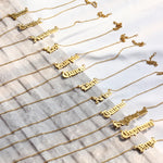 Zodiac Horizontal Sign Necklace - KIONII