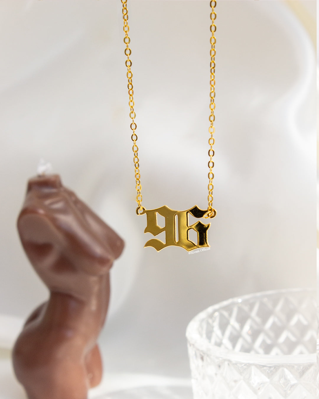 Birth Year Necklace Double Digits - KIONII