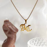 Double Initial Personalised Necklace - KIONII