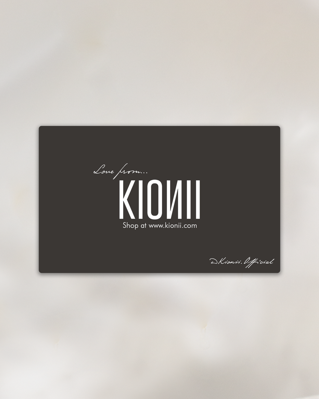 KIONII Gift card - KIONII