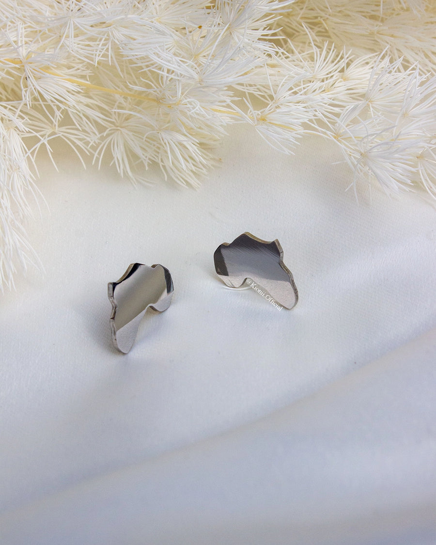 Silver Africa Studs (Unisex)